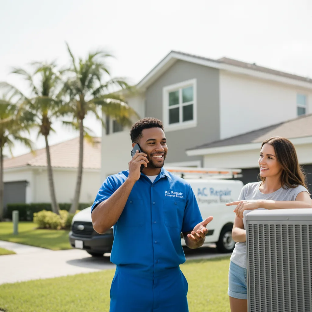 AC Repair Pompano Beach customer support in Young America